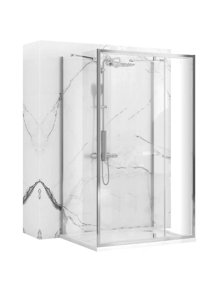 Cabina dus REA Rapid Swing 120x100 cm crom [2]