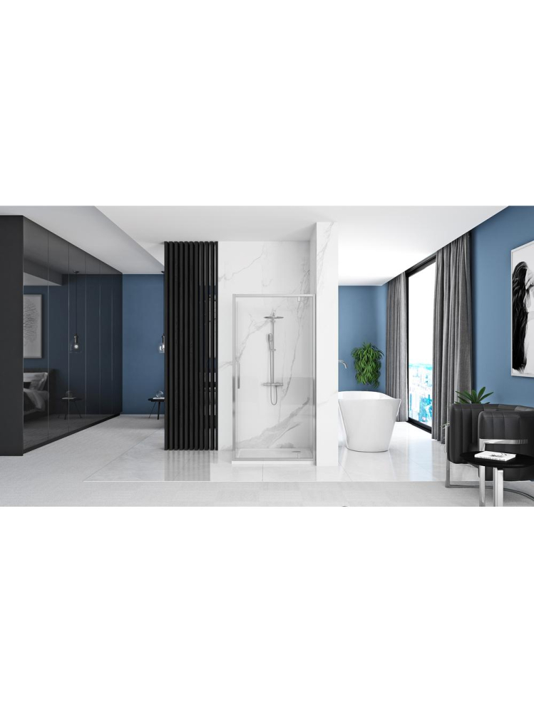 Cabina dus REA Rapid Swing 120x100 cm crom [4]