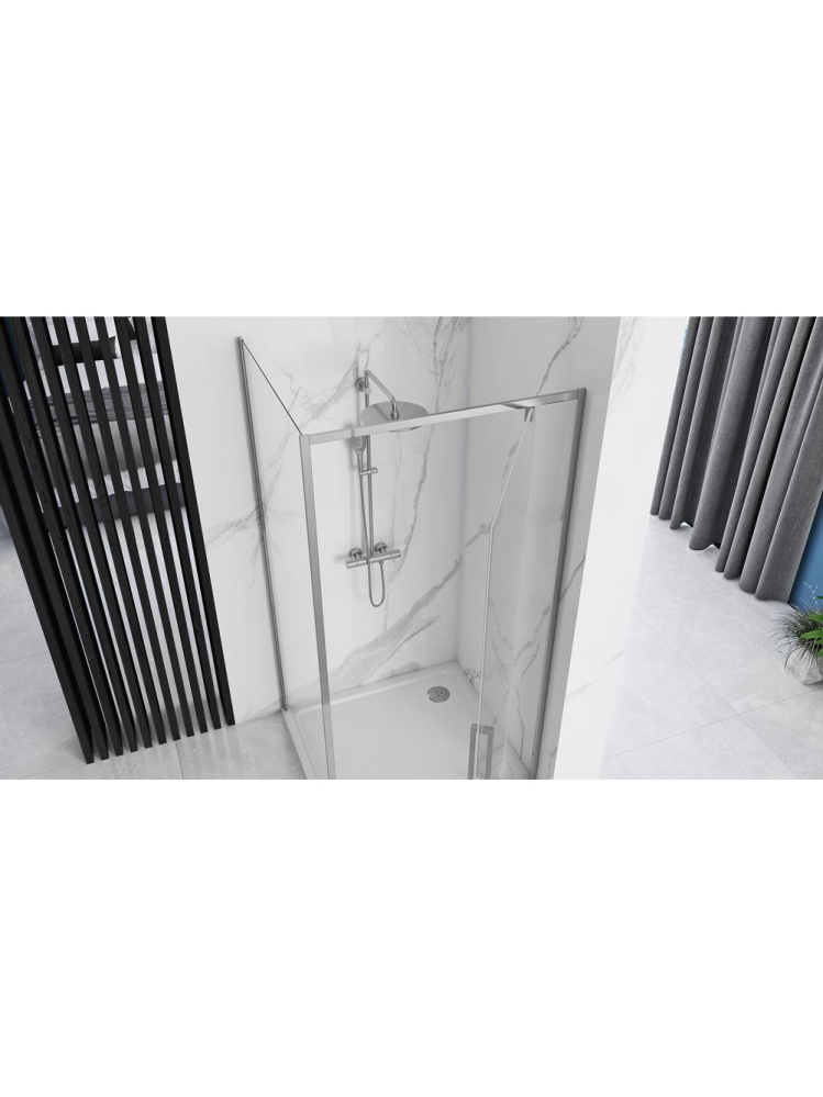 Cabina dus REA Rapid Swing 120x100 cm crom [6]