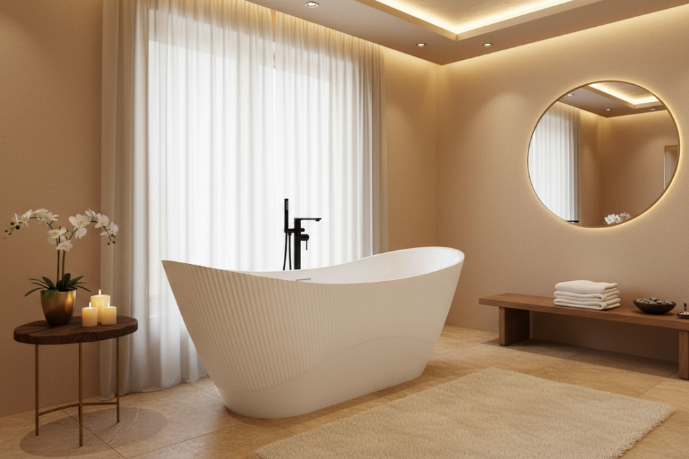 Cadă acrilică freestanding ATENA 170 [7]