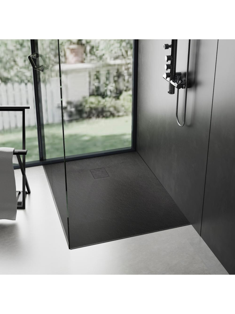 Cada de duș Magnum 100x80 cm negru [5]