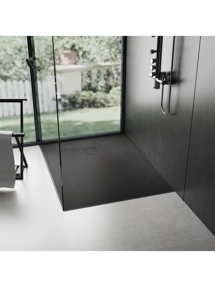 Cada de duș Magnum 90x90 cm negru [3]