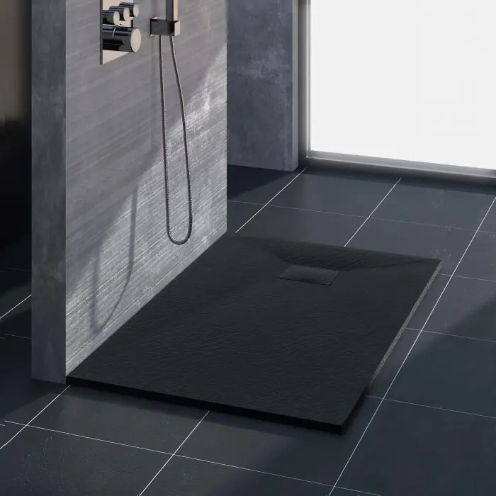 Cada de dus Magnum Negru 120x90cm, Rea [4]