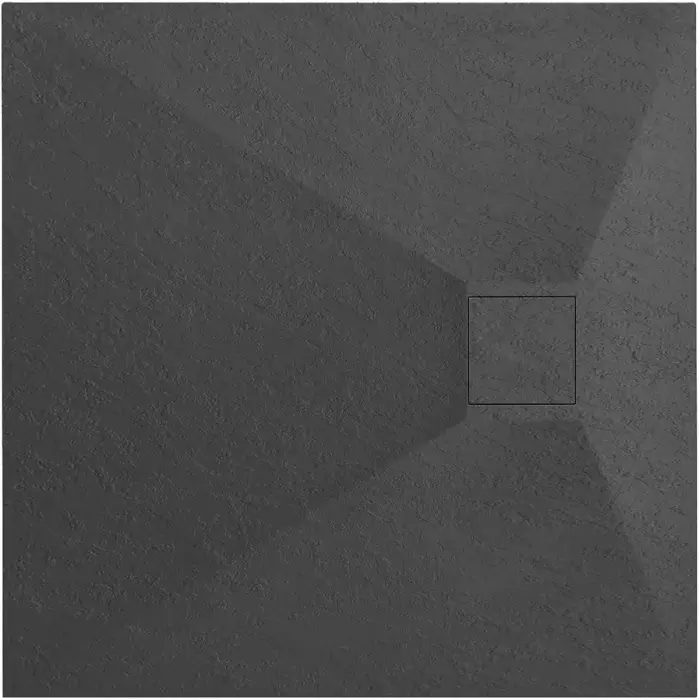 Cada de dus Magnum Negru 90x90cm, Rea [1]