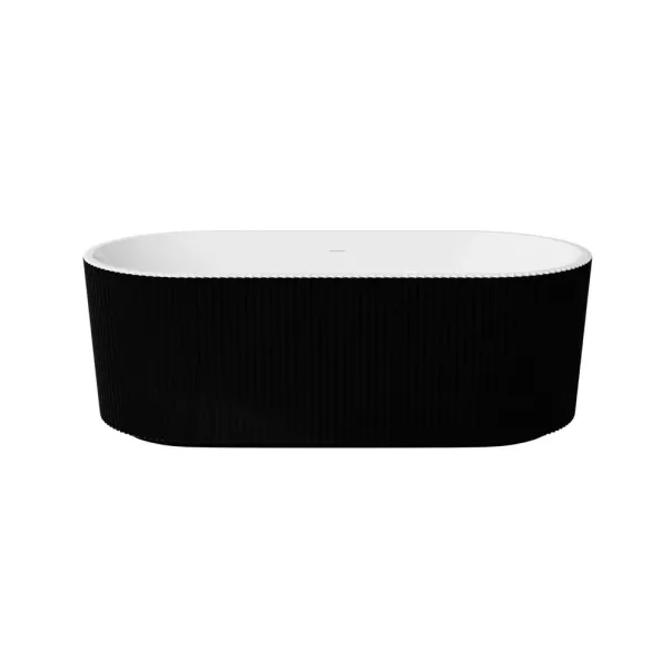 Cada freestanding Besco Giuliana 170x78 cm alb/negru [2]