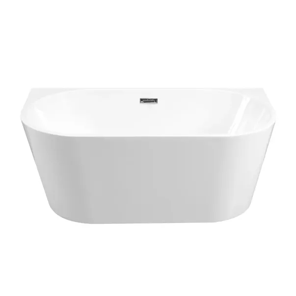 Cada freestanding Besco Vica 170x80 cm alb lipita de perete, BTW [4]
