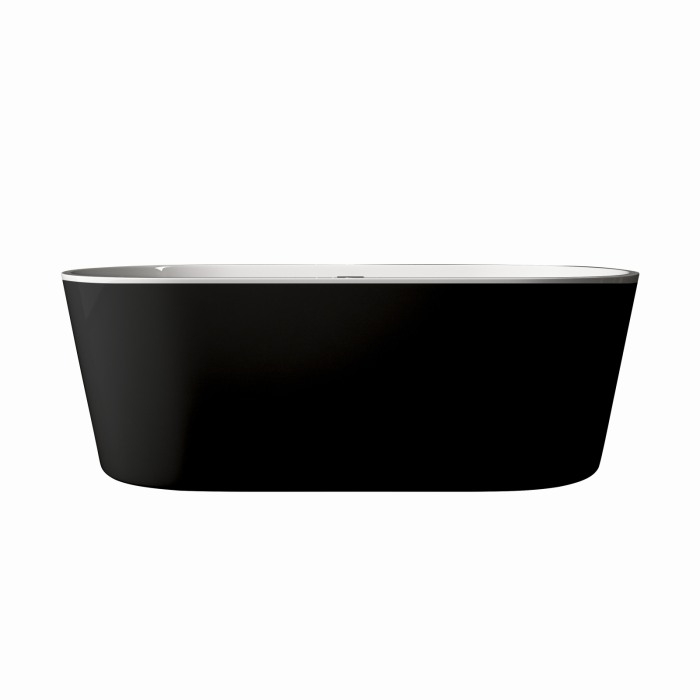 Cada freestanding Calypso 170x75 cm alb - negru [3]