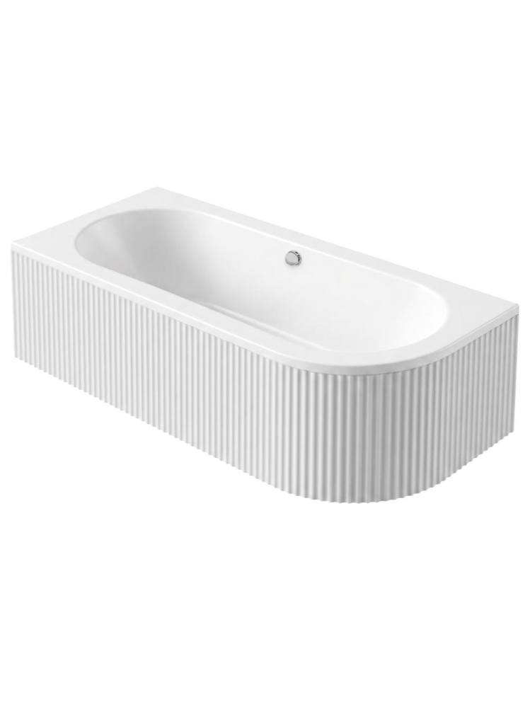 Cada freestanding cu riflaj Rea Orion Stripe montaj stanga 170 cm alb [11]