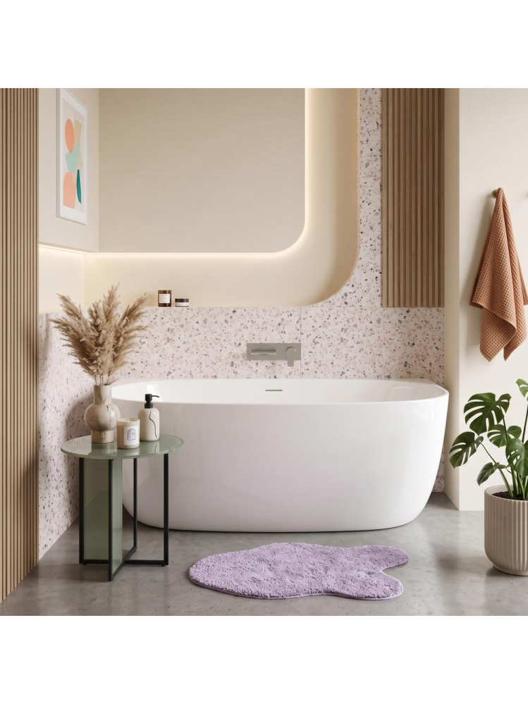 Cada acril freestanding Rea Eris 150cm alba 1500x750x580mm [7]