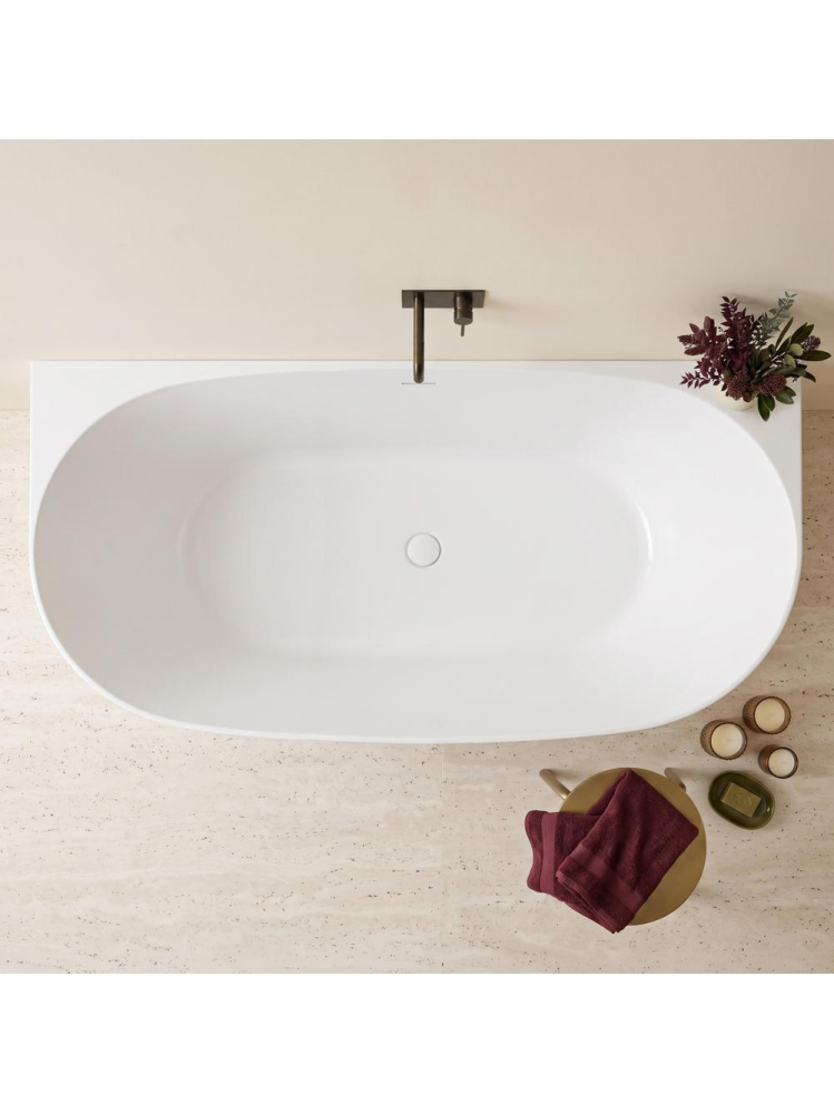 Cada acril freestanding Rea Eris 170cm alba 1700x795x575mm [8]