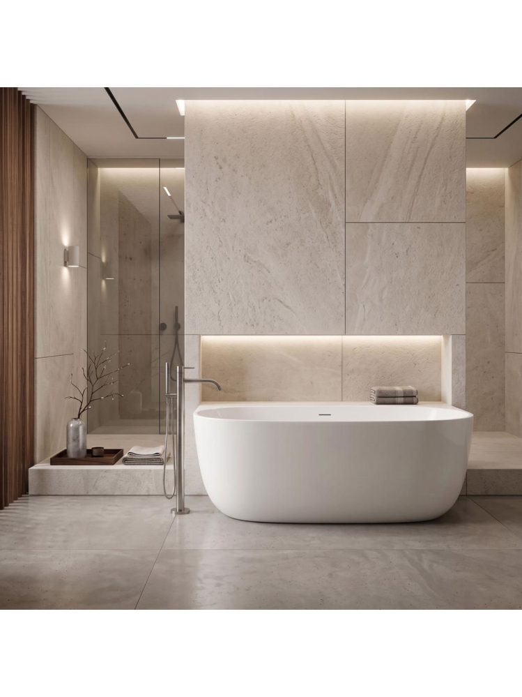 Cada acril freestanding Rea Eris 170cm alba 1700x795x575mm [4]