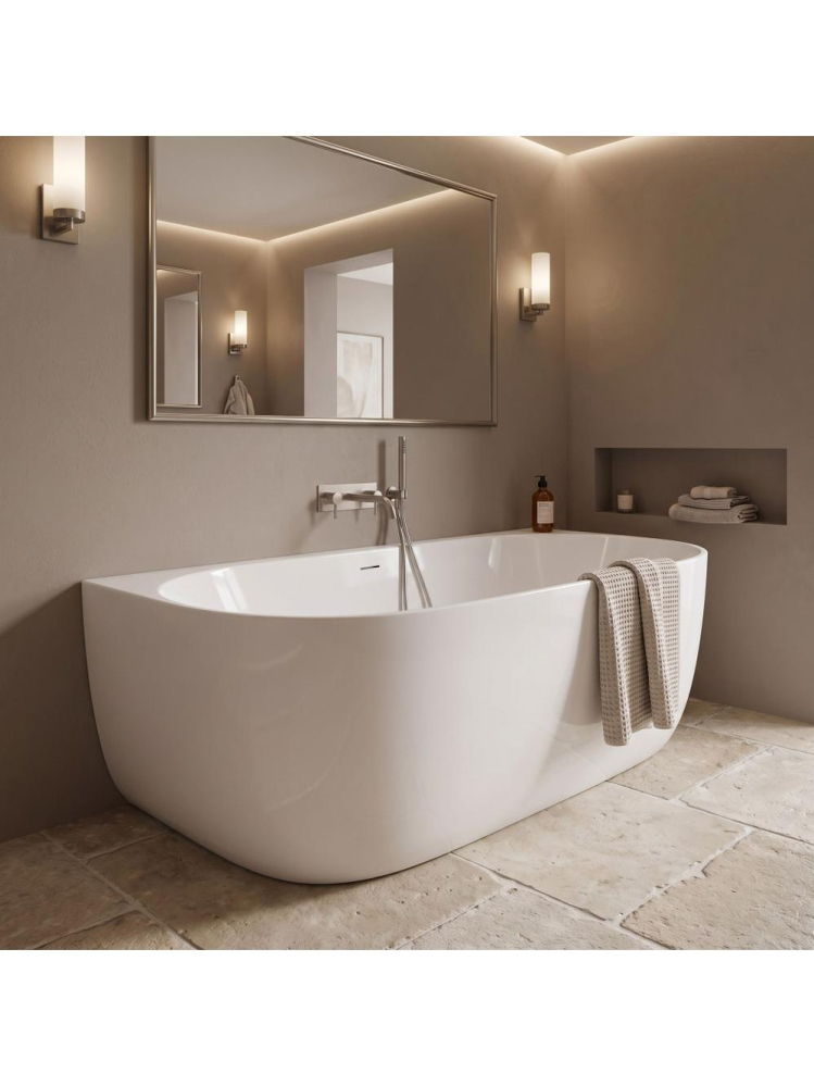 Cada acril freestanding Rea Eris 170cm alba 1700x795x575mm [6]