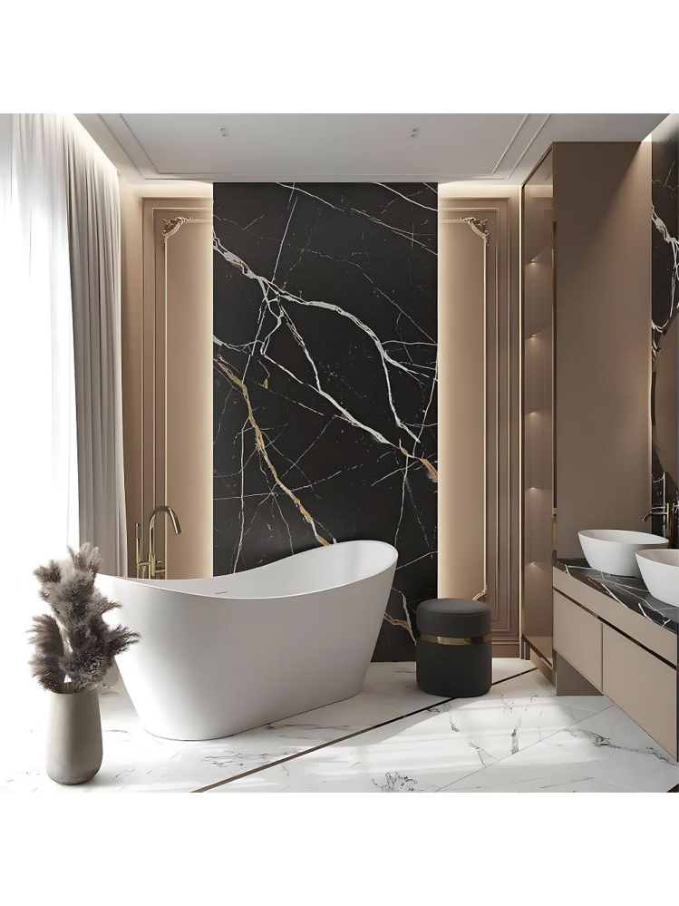 Cada de podea Rea Ferrano 170 alba acrilic freestanding 1705x725x650 mm [4]