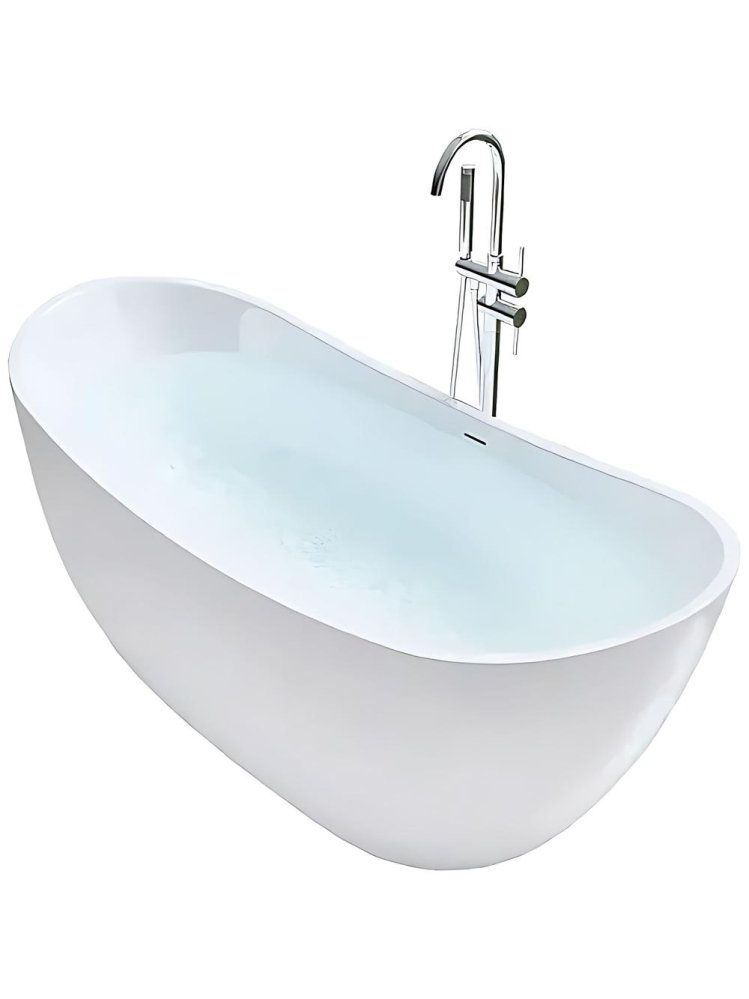 Cada de podea Rea Ferrano 150x74 cm alba acrilica montaj universal [6]