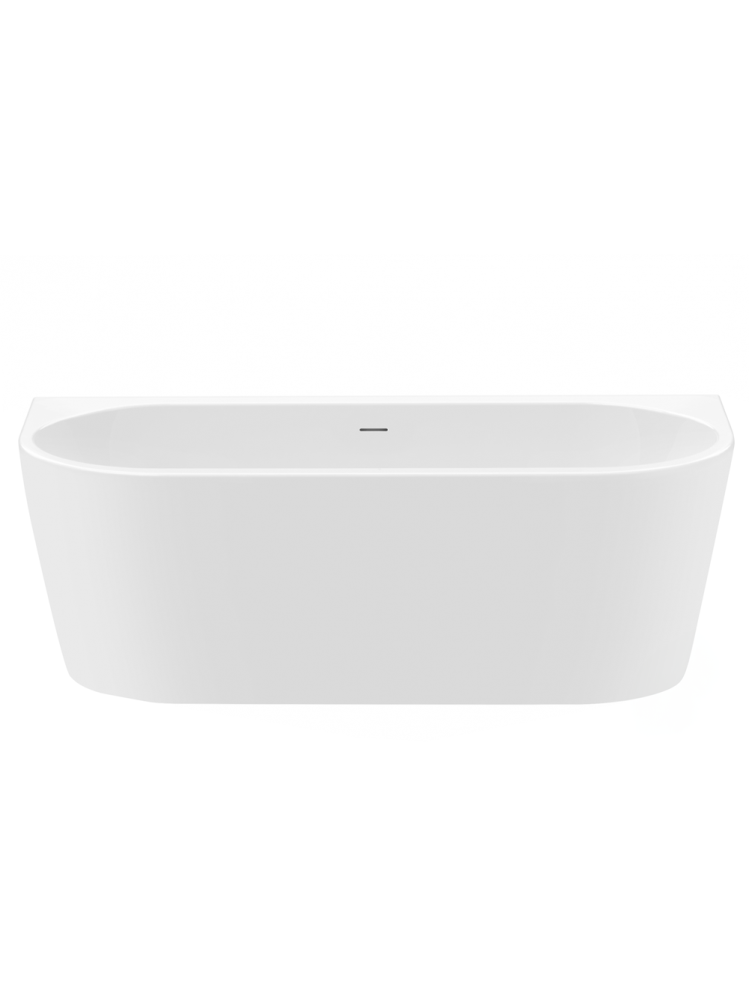 Cada freestanding cu ventil cupru periat Rea OLIMPIA 170 cm alb [12]