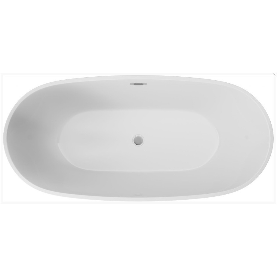 Cada freestanding din acril Deante Alpinia alb 150x74cm [4]