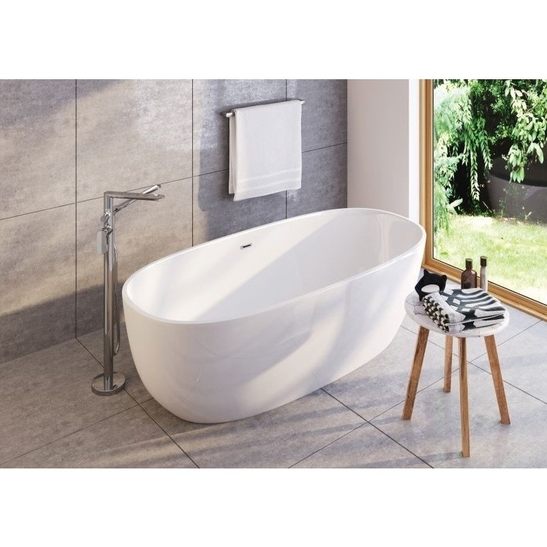 Cada freestanding din acril Deante Alpinia alb 150x74cm [1]