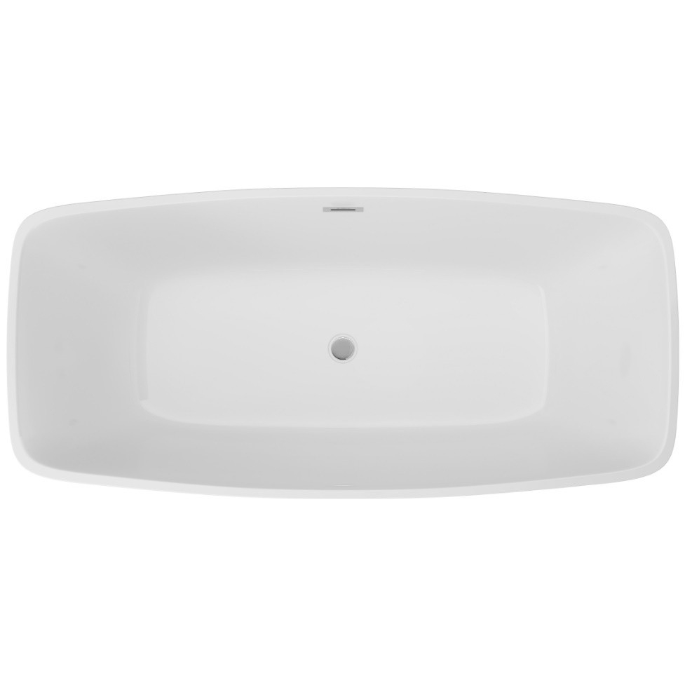 Cada freestanding din acril Deante Anemon alb 170x78cm [4]