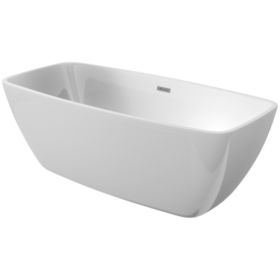 Cada freestanding din acril Deante Anemon alb 170x78cm [2]