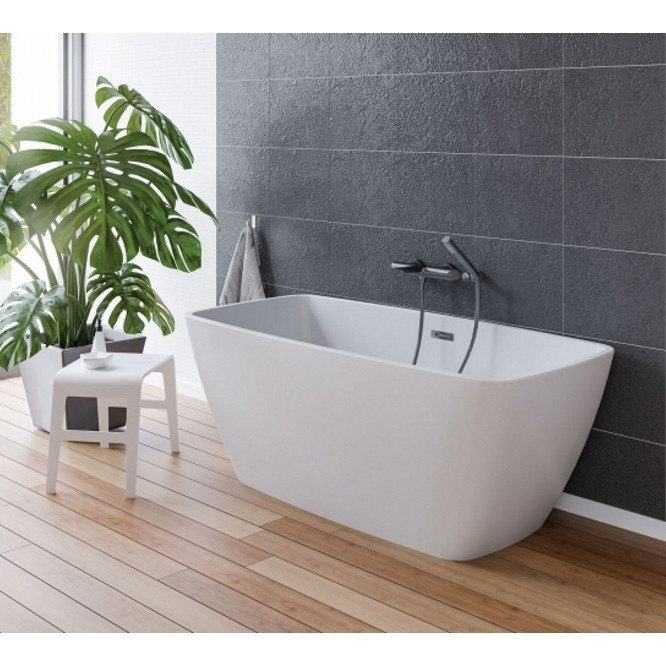 Cada freestanding din acril Deante Anemon alb 170x78cm [1]