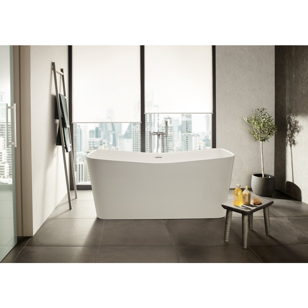 Cada freestanding dreptunghiulara Roca Maui compozit 155x70 cm, alb [3]