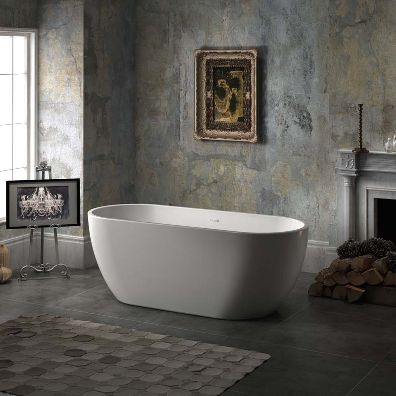 Cada freestanding Florida Aura P 160 cm ovala Alb [2]