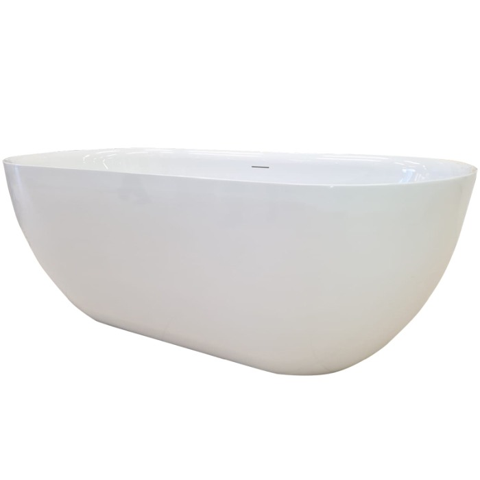 Cada freestanding Hatria, Tiberis 170, ovala, cu instalatie, alb [5]