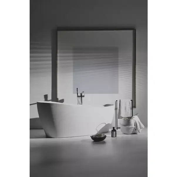 Cada freestanding Ideal Standard Atelier Around 180x85 cm alb - negru lucios [4]