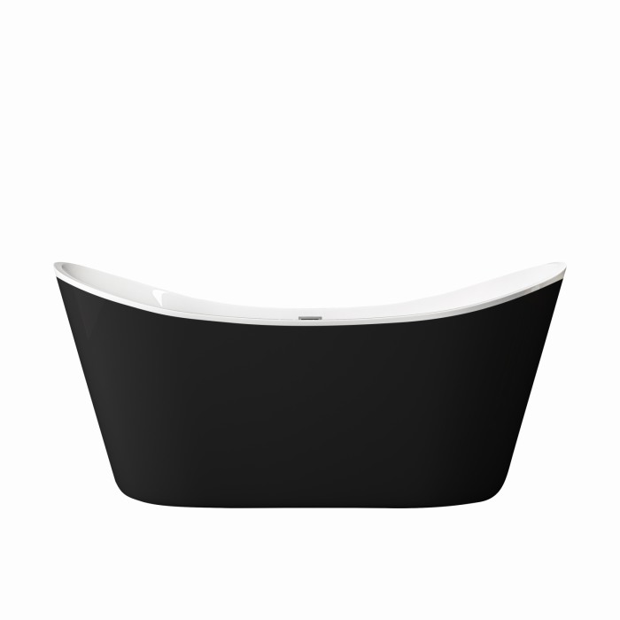 Cada freestanding Juno 170x75 cm alb-negru [2]