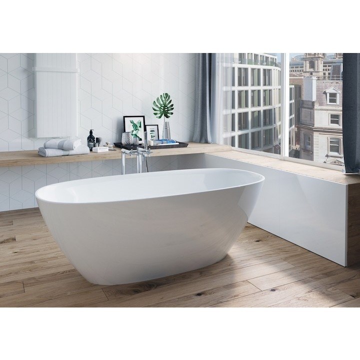 Cada freestanding ovala Roca Ariane compozit 165x75 cm [5]