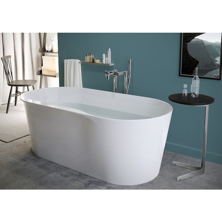 Cada freestanding ovala Roca Raina compozit 159x79 cm [1]