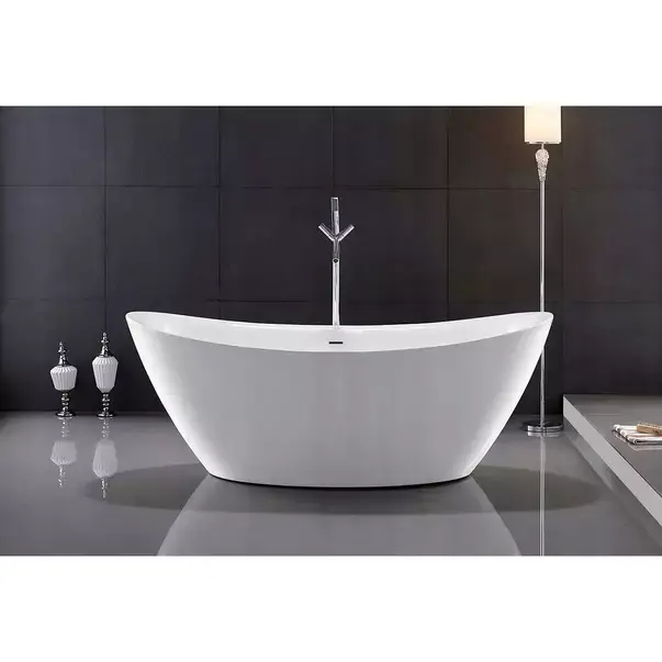 Cada freestanding Rea Ferrano 170x80 cm alb lucios [3]