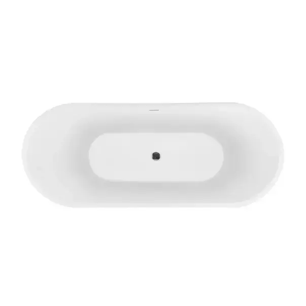 Cada freestanding Rea Kerrano 170x75 cm alb lucios [2]