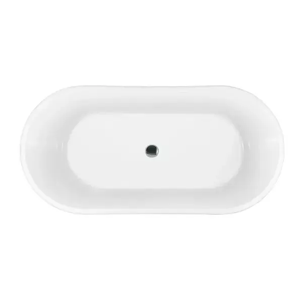 Cada freestanding Rea Milano 170x75 cm alb lucios [4]