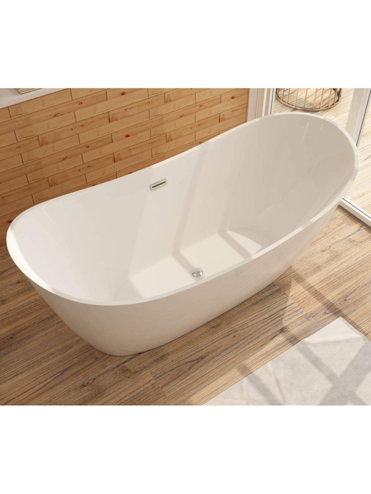 Cada freestanding Rea OLIMPIA 170cm alb [8]