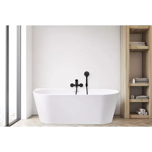 Cada freestanding Rea Olimpia BTW 170x80 cm alb lucios [3]