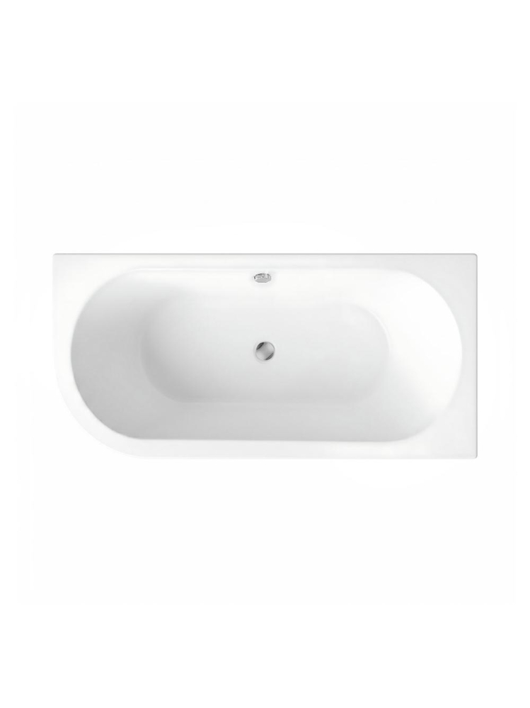 Cada freestanding Rea Orion cu montaj dreapta 150 cm alb [7]