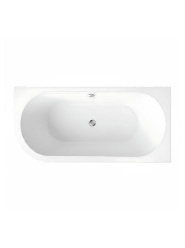 Cada freestanding Rea Orion cu montaj dreapta 160 cm alb [6]