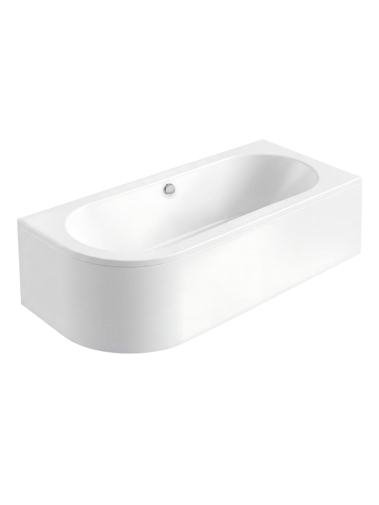 Cada freestanding Rea Orion cu montaj dreapta 160 cm alb [2]