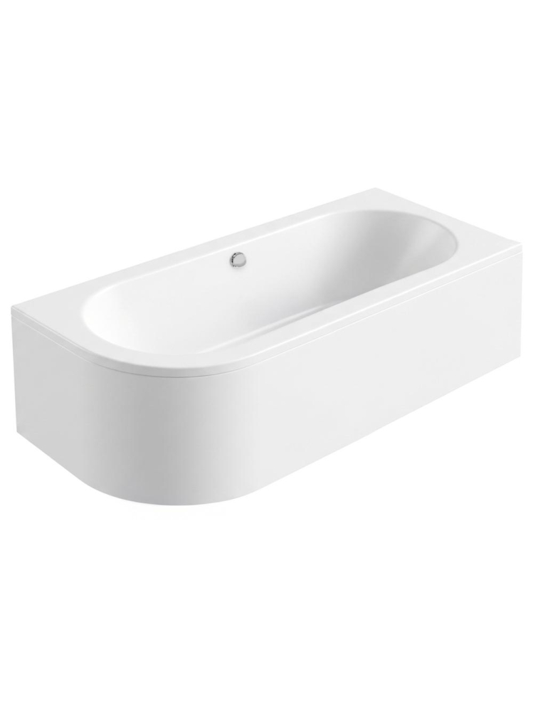 Cada freestanding Rea Orion montaj dreapta 170 cm alb [10]