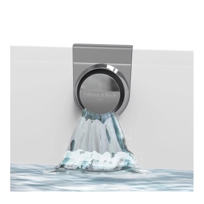 Cada freestanding, Villeroy & Boch, Oberon 2.0, 180, back-to-wall, cu instalatie completa, alb alpin [4]