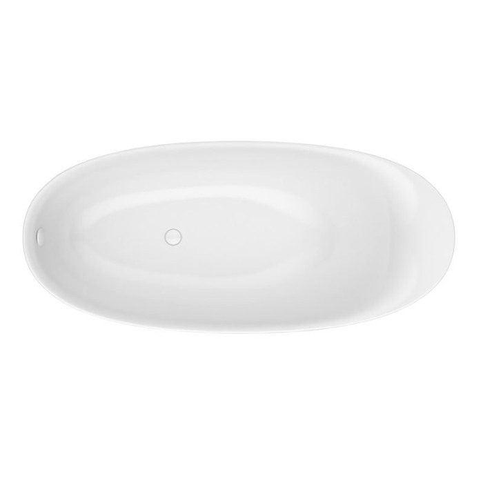 Cada ovala pentru inzidire, Kolpasan, Soft, 180 x 80 cm, alb [1]