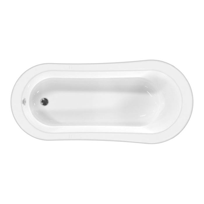 Cada retro freestanding Florida, Dido 170, ovala, cu picioare si instalatie completa, alb [3]