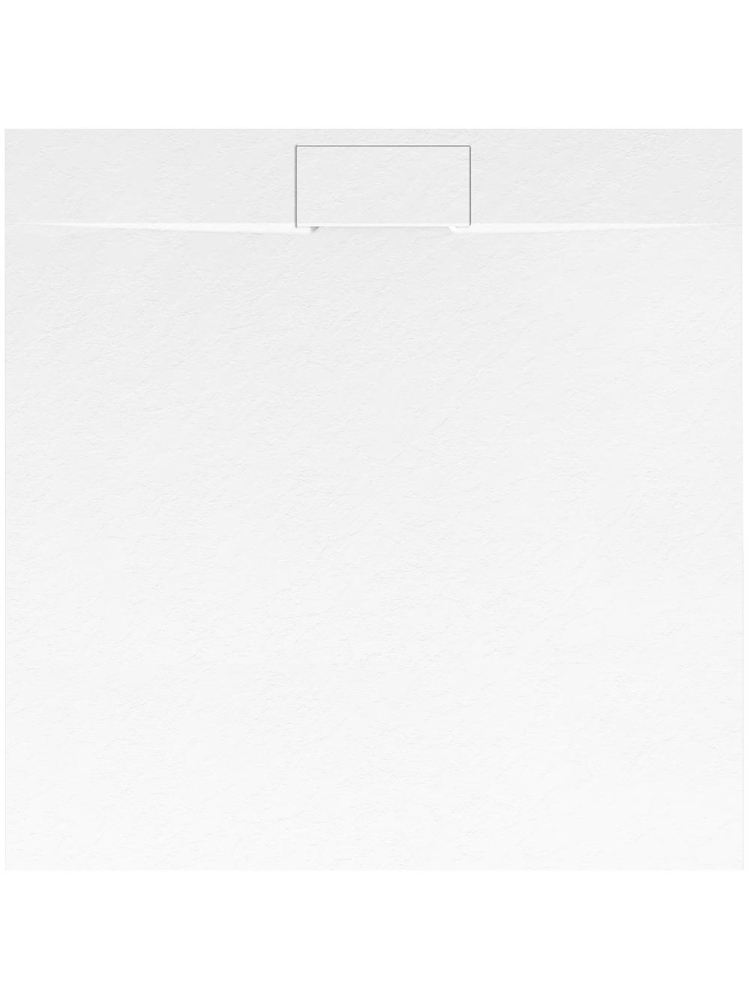 Cadita de dus Bazalt 90x90 cm alb [2]