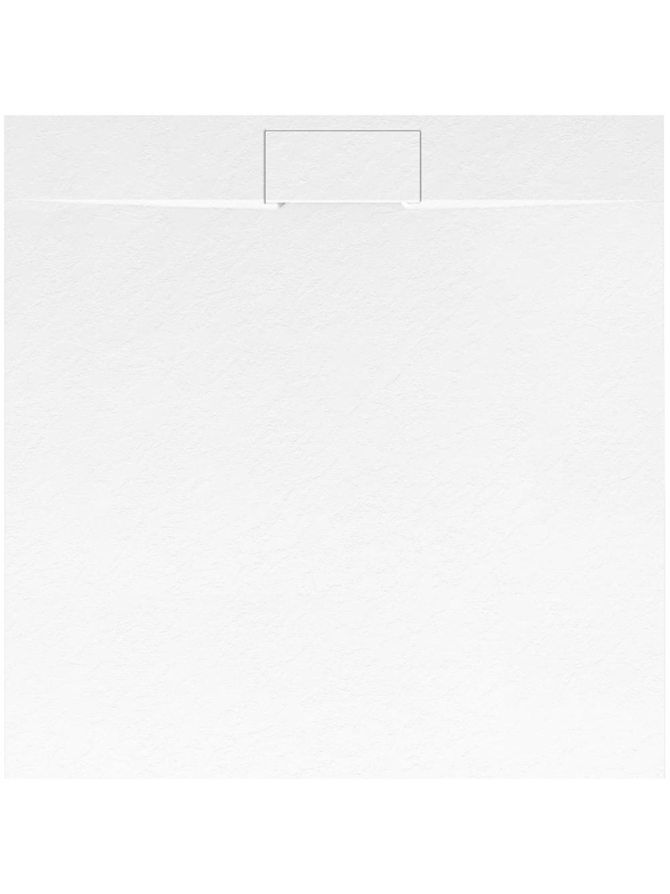 Cadita de dus Bazalt 90x90 cm alb [10]