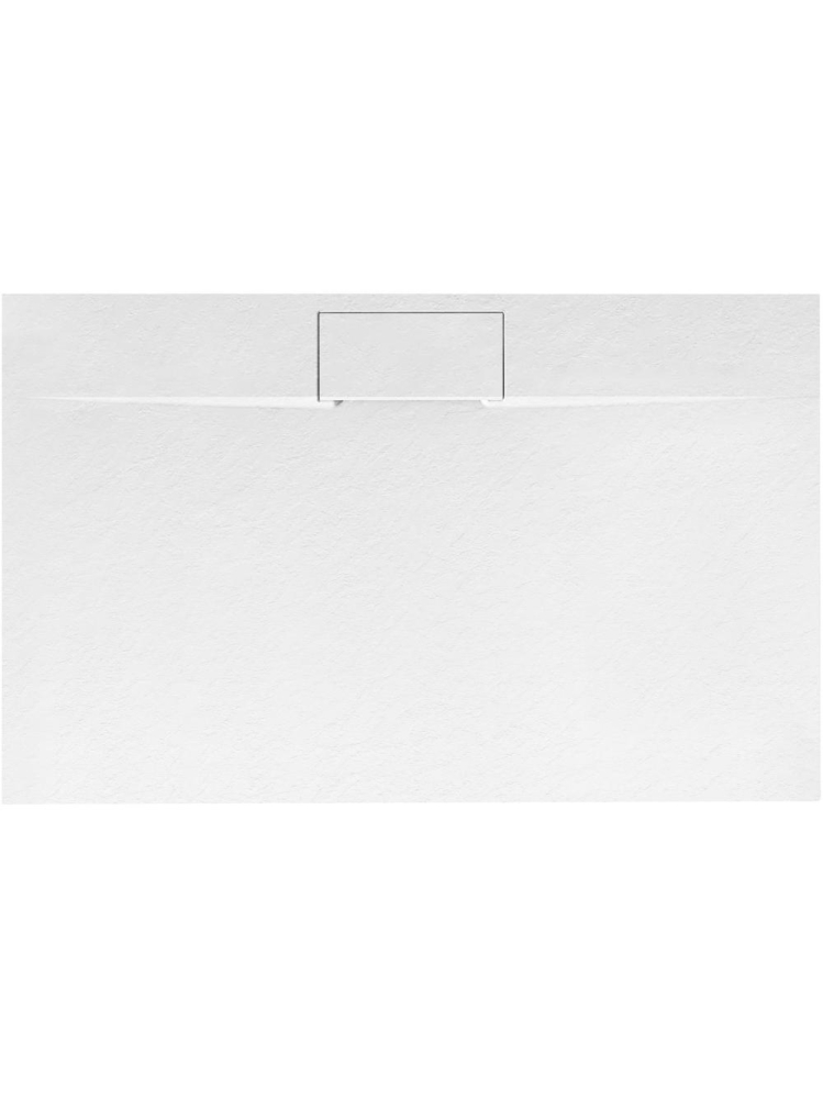 Cadita de dus Bazalt long 80x100 cm alb [10]