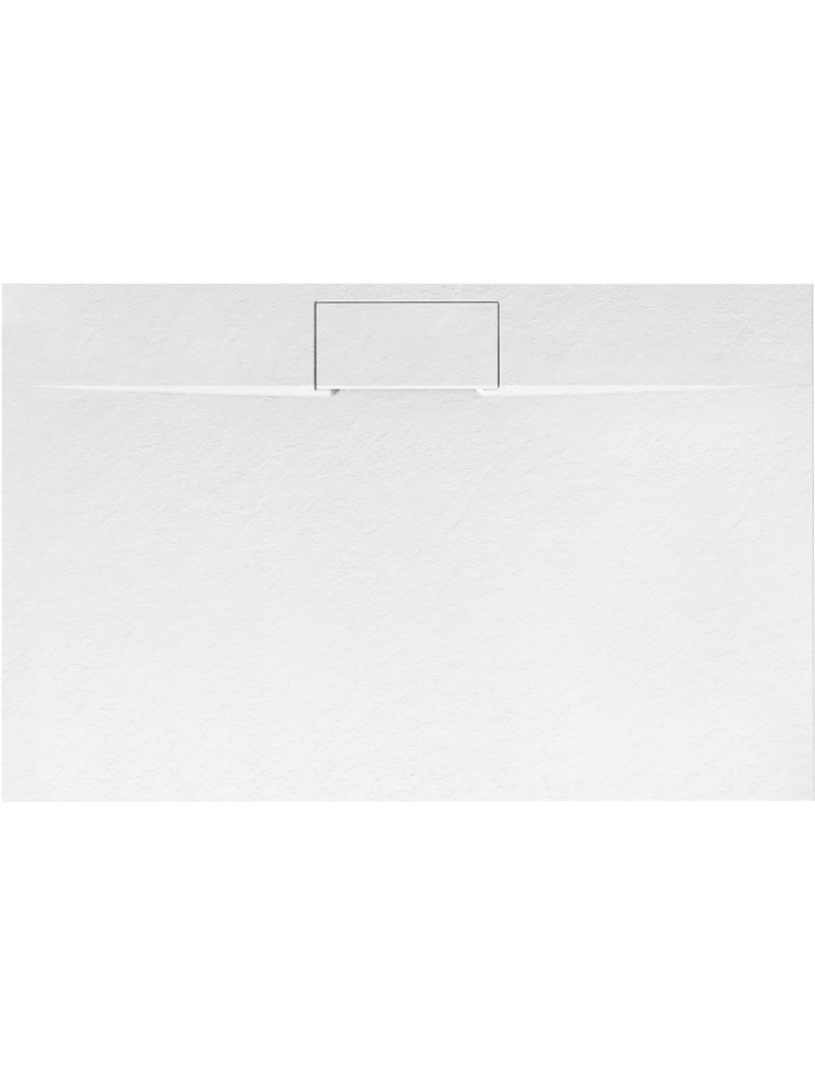 Cadita de dus Bazalt Long 90x120 cm alb [2]