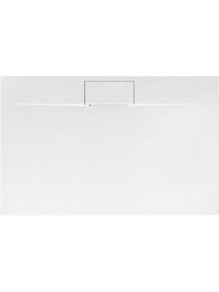 Cadita de dus Bazalt Long 90x120 cm alb [10]