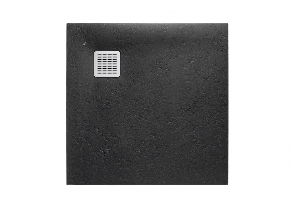 Cadita de dus patrata Roca Terran 90x90 cm negru [1]