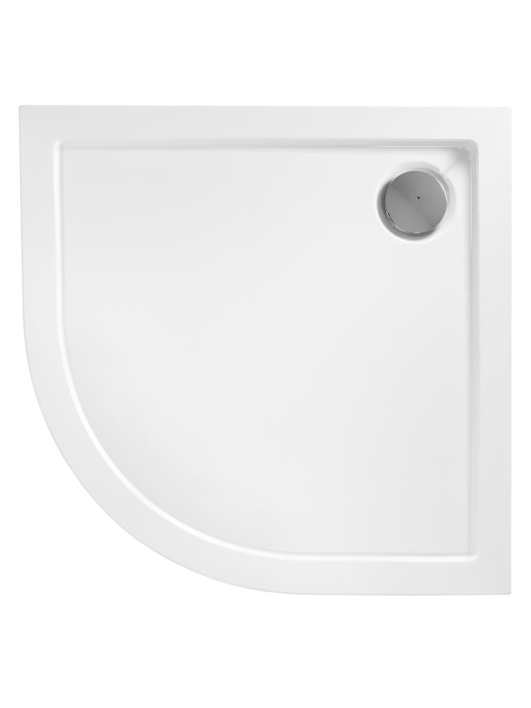 Cadita de dus Rea Look alb 80x80 cm acril montaj pe podea [8]